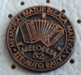 Značka 14. Auto rally memorial Matije Blejca Matevža Melodija 1982