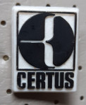 Značka CERTUS Maribor avtobusno prevozno podjetje plastična