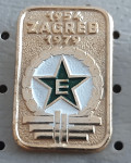 Značka Društvo Esperanto Zagreb 1954/1979