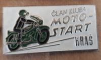 Značka Klub MOTO START Kraš motorji