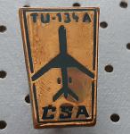 Značka Letalo Tupuljev 134A