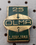 Značka OLMA Ljubljana 25 let