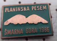 Značka Planinska pesem Šmarna Gora 1986