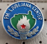 Značka Policija Postaja milice PM Ljubljana Center