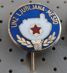 Značka Policija UNZ Ljubljana mesto Uprava za notranje zadeve emajl