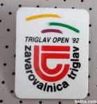 Značka priponka Teniški turnir Triglav open 1992