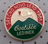 Značka Šmarna Gora gostišče Ledinek 1981