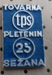 Značka TPS Sežana Tovarna pletenin Sežana 25 let