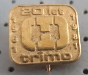 Značka TRIMO Trebnje 20 let 1961/1981 zlata