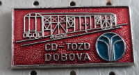 Značka Železniško gospodarstvo CD Tozd Dobova vlak lokomotiva