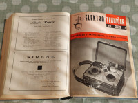 STARE REVIJE,ČASOPIS ELEKTROTEHNIČAR ZA ELEKTRONIKU,L. 1950 - 1954