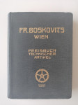 FR. BOSKOVITS, WIEN, PREISBUCH TECHNISCHER ARTIKEL, 1916