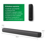 Soundbar zvočnik Philips TAB5109/10 (NOV)