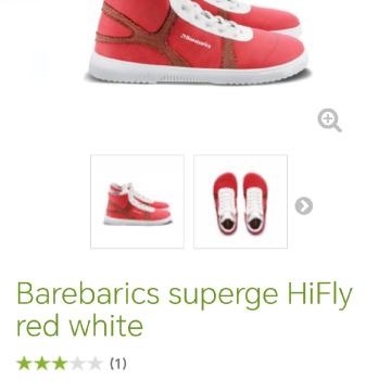 Barefoot Barebarics superge hifly red white št 38