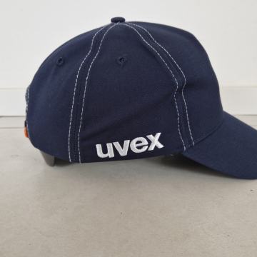 nova zaščitna kapa Uvex U-Cap Sport / ščitnik 7 cm / modra / 60-63 cm