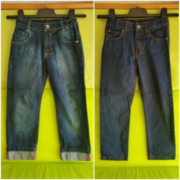 Fantovske dolge jeans hlače IDEXE, H&M vel. 4-5 let, št. 110