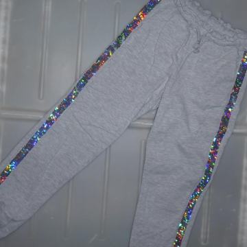 Joggers - shiny, spodnji del trenirke za daklice 134/140 C&A, 7-9 let