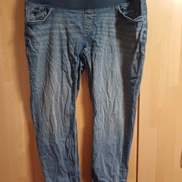 Nosečniške jeans hlače (št. 48) za širše postave