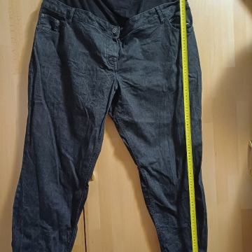 Nosečniške jeans hlače (št. 50) za širše postave