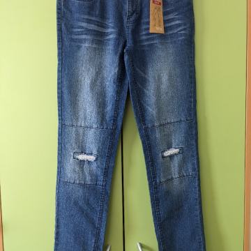 Nove dekliške raztegljive jeans hlače št 170 14/15 let