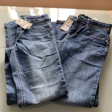 NOVE fantovske jeans hlače Benetton velikost 158