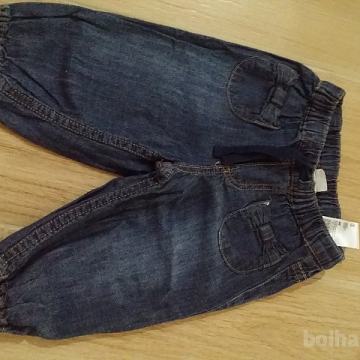 tanke jeans hlače HM st.74