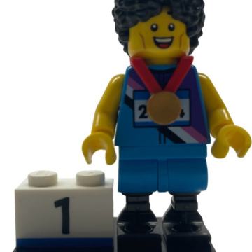 LEGO 71045 Minifigures Series 25 - Sprinter - Figurica s stojalom