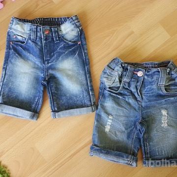 BERMUDA JEANS HLAČE 86/92 ZA PUNČKO