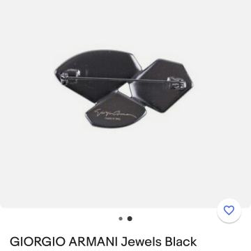 Giorgio armani broska swarovski kristali