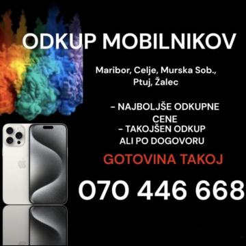 Najboljše odkupne cene! Iphone 16, iphone 16 Pro, iphone 16 Pro Max ..