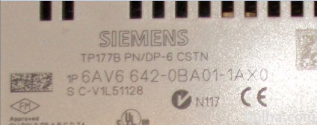 SIEMENS HMI TP177B