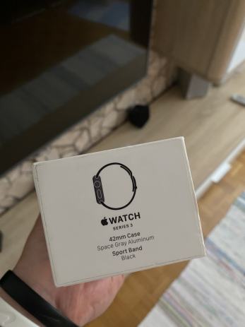 apple watch 3 42mm space gray aluminum