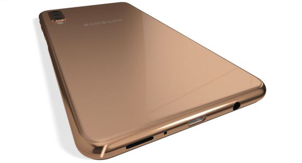 samsung a70 gold colour