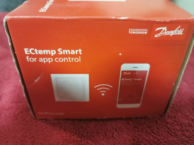 Комнатный термостат ectemp smart с wi fi подключением белый danfoss 088l1141