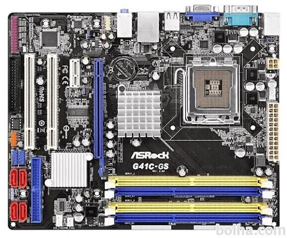 Подключение материнской платы asrock g41c gs