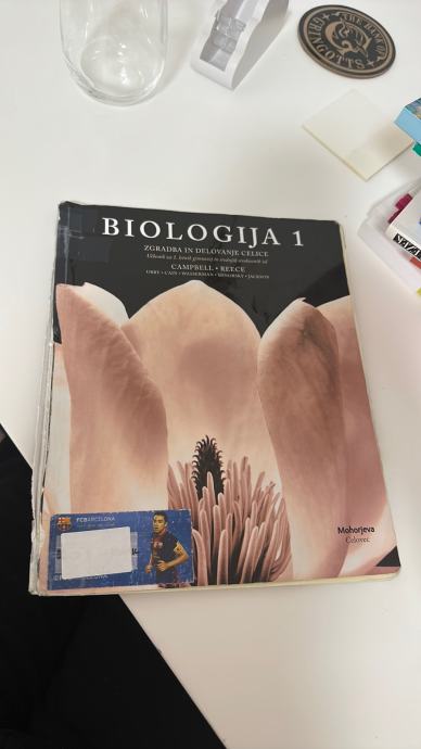 Biologija 1 zgradba in delovanje celice