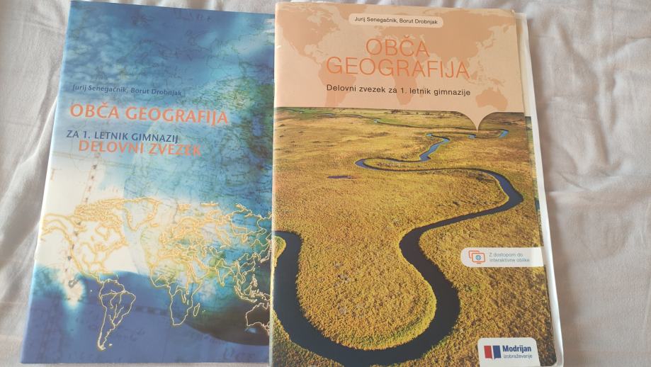 Delovni zvezek Obča geografija - za 1. letnik gimnazije