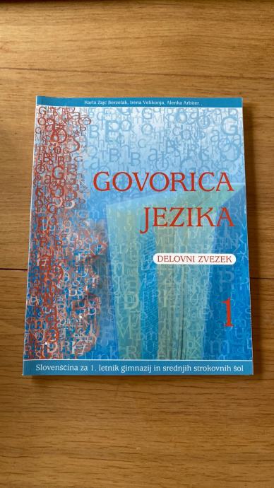 Govorica jezika 1 delovni zvezek