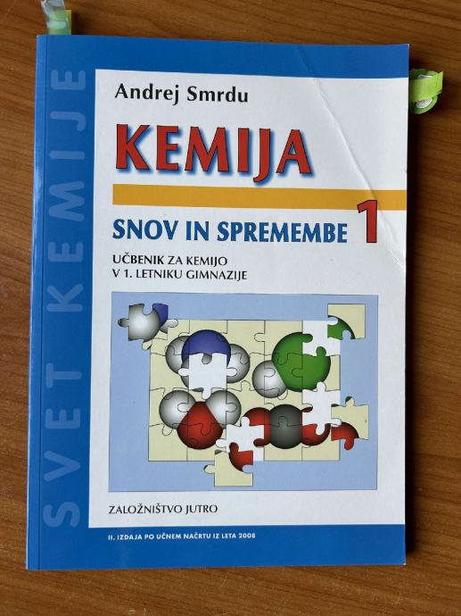 Kemija snov in spremembe 1, Andrej Smrdu