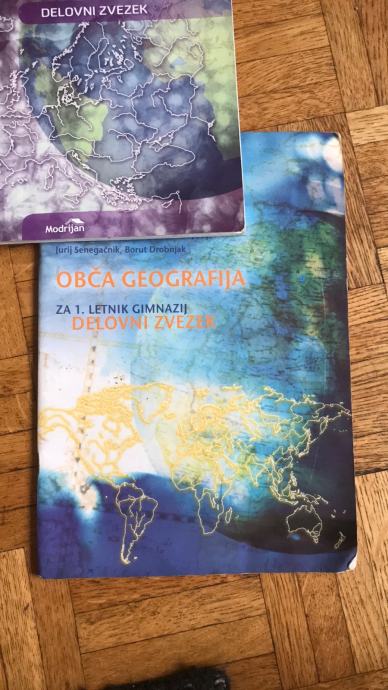 Obča geografija za 1. letnik gimnazij, Delovni zwvzek