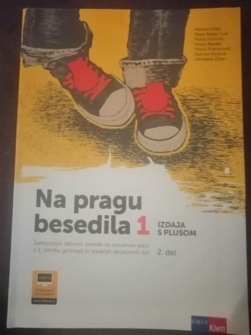 Na pragu besedila 1. in 2. del delovni zvezek