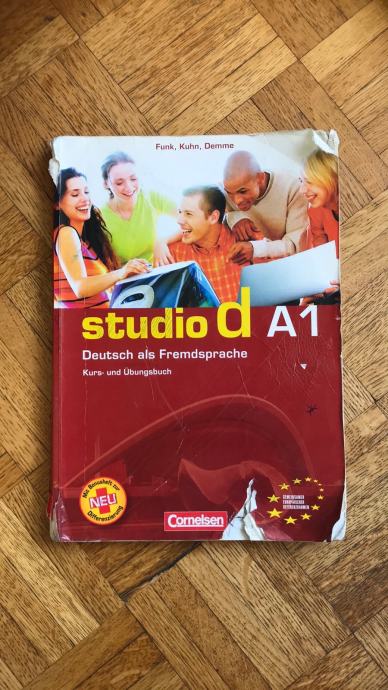 Studio d A1, učbenik in delovni zvezek za nemščino