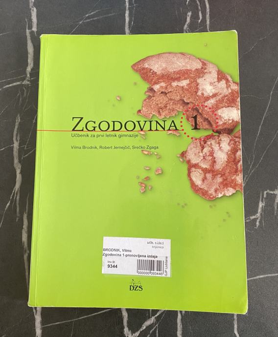 Zgodovina 1, učbenik za prvi letnik gimnazije