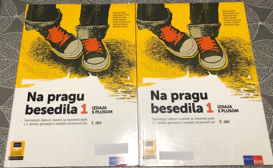 84. NA PRAGU BESEDILA 1 (Izdaja s plusom) za 1.letnik (1 in 2 del)