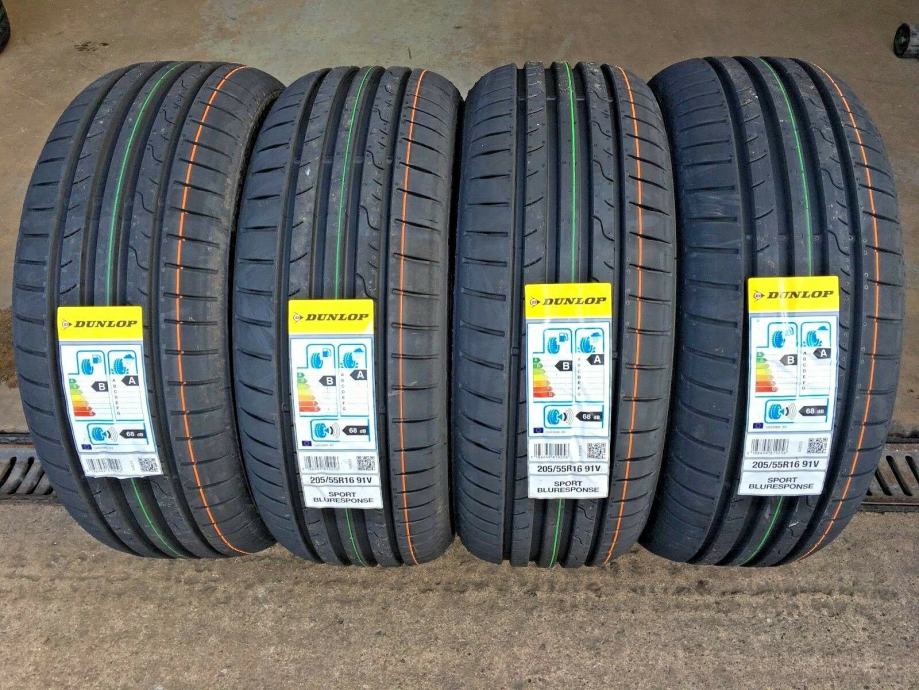 Pnevmatike DUNLOP 205/55/16 91V SPORT BLUERESPONSE (nove - 4 kom)