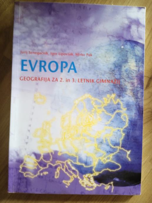 Evropa geografija za 2. in 3. letnik gimnazije