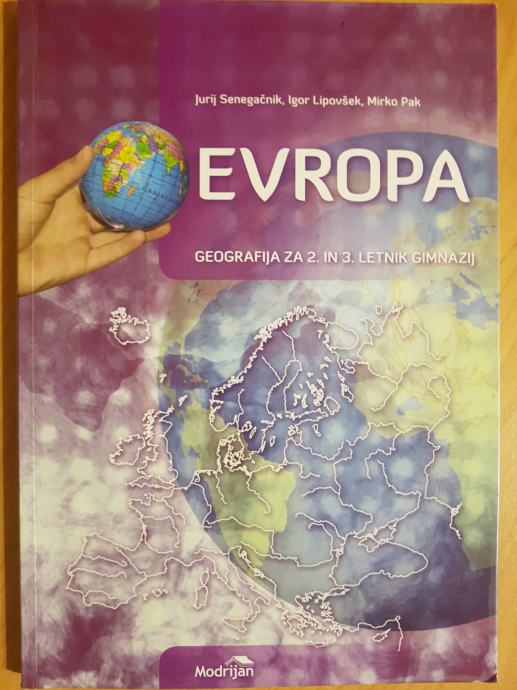 EVROPA, učbenik za geografijo za 2. in 3. letnik gimnazije