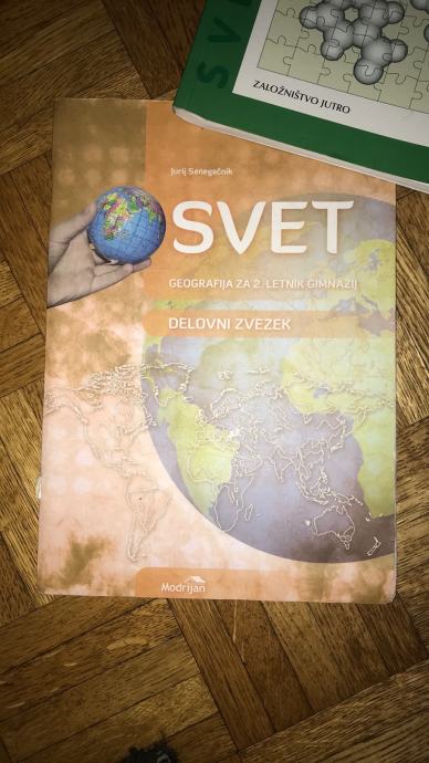 Svet, Delovni zvezek za 2. letnik gimnazije