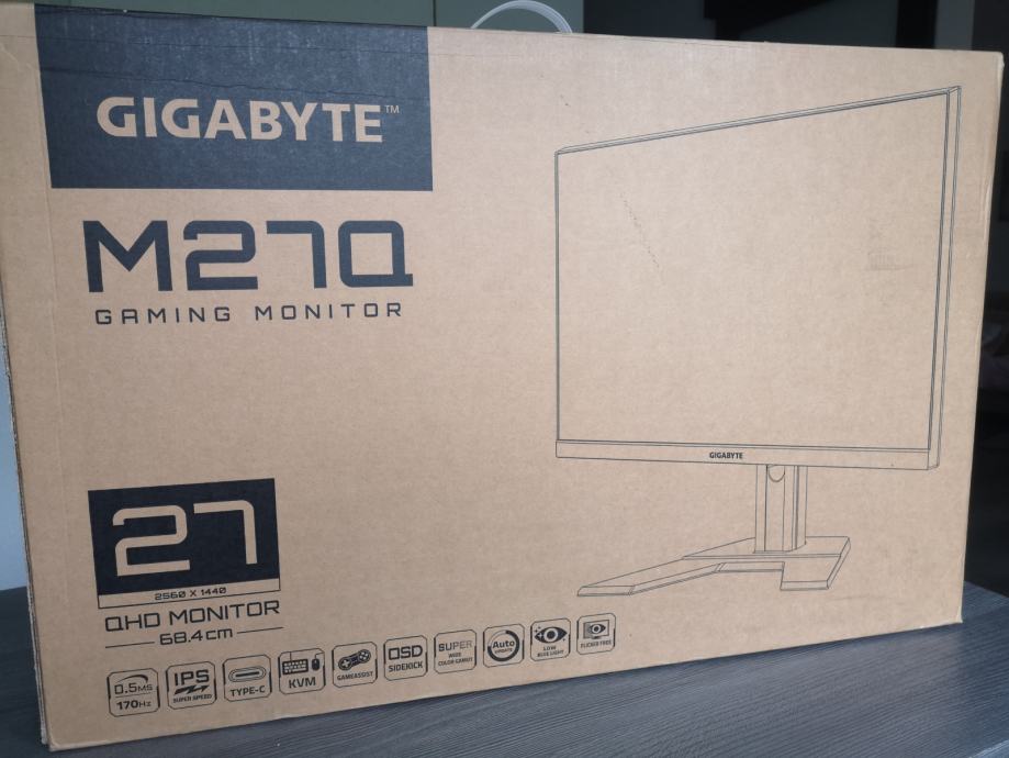 Gigabyte M27Q Gaming monitor IPS 170Hz 0,5ms