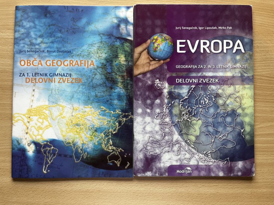 DELOVNI ZVEZEK evropa geografija za 2. in 3. letnik gimnazij